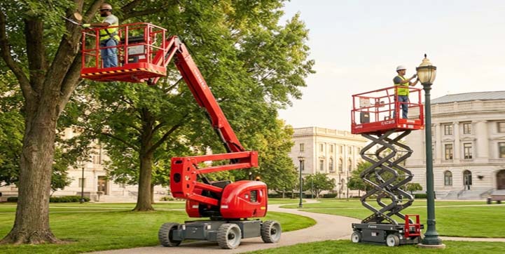 Boom Lift for Public Utilities