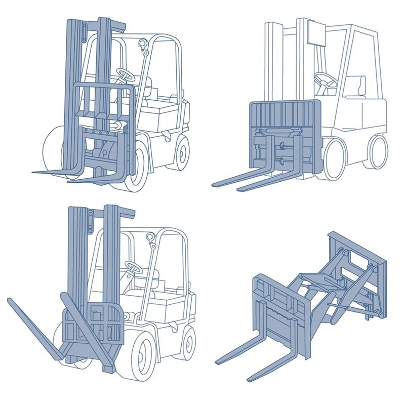 Forklift Attachments Fork Handling