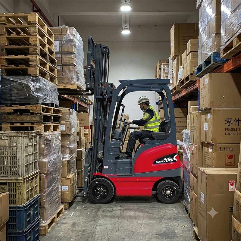 short wheelbase electric forklift