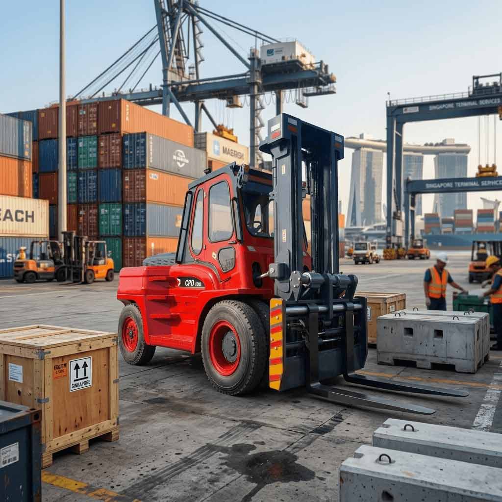 heavy duty electric forklift
